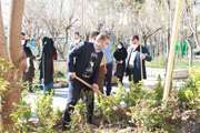 کاشت ۲۰ نهال و تقدیر از باغبان های دانشکده پرستاری و مامایی به مناسبت روز درختکاری