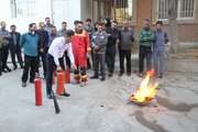 تمرین نمادین اطفای حریق؛ آمادگی کارکنان دانشکده پرستاری و مامایی در برابر بحران
